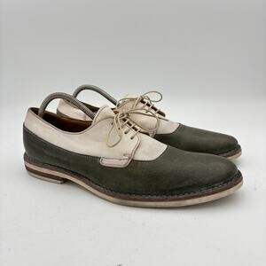 MOMA Italian Leather Lace Oxford Dress Shoes Two Tone Men's 45 US 12